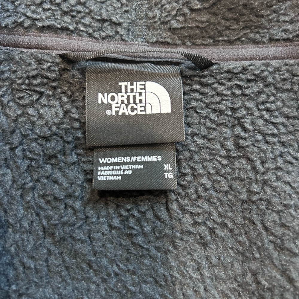 The North Face Full Zip Fleece Jacket Women’s XL – Black - Picture 3 of 6